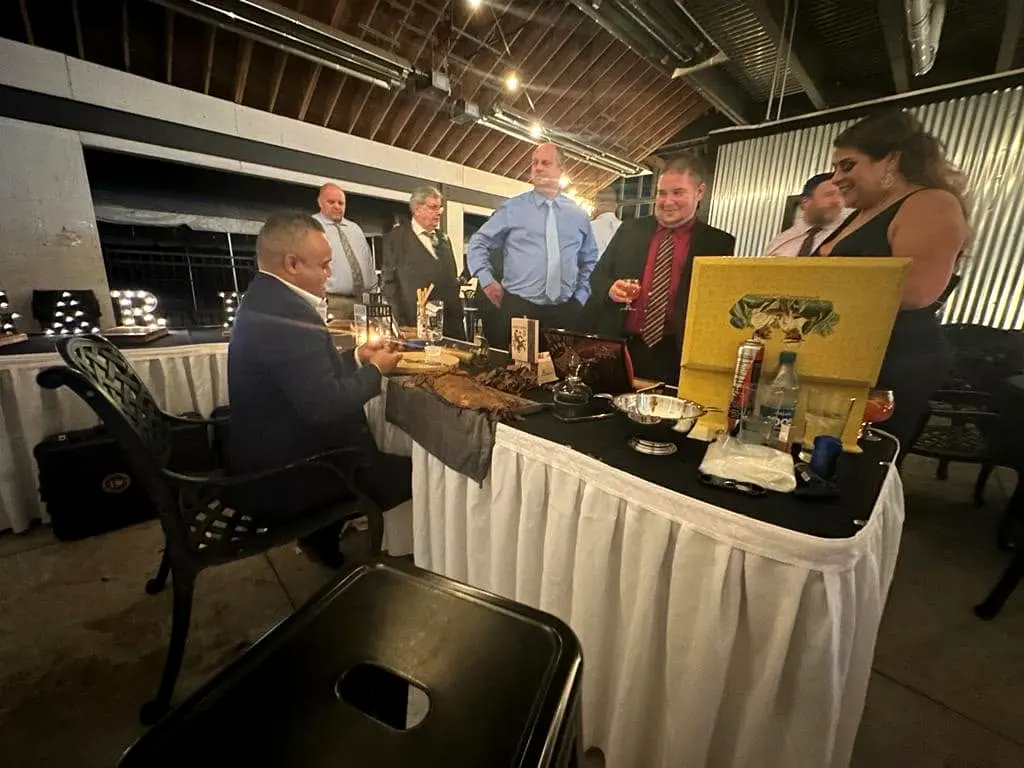 A New Jersey reception, a room of strangers