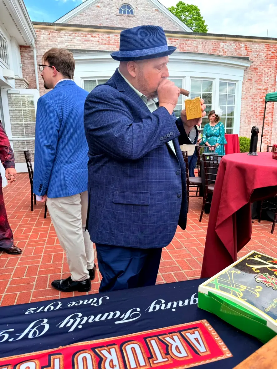 A Kentucky Derby party at a private club