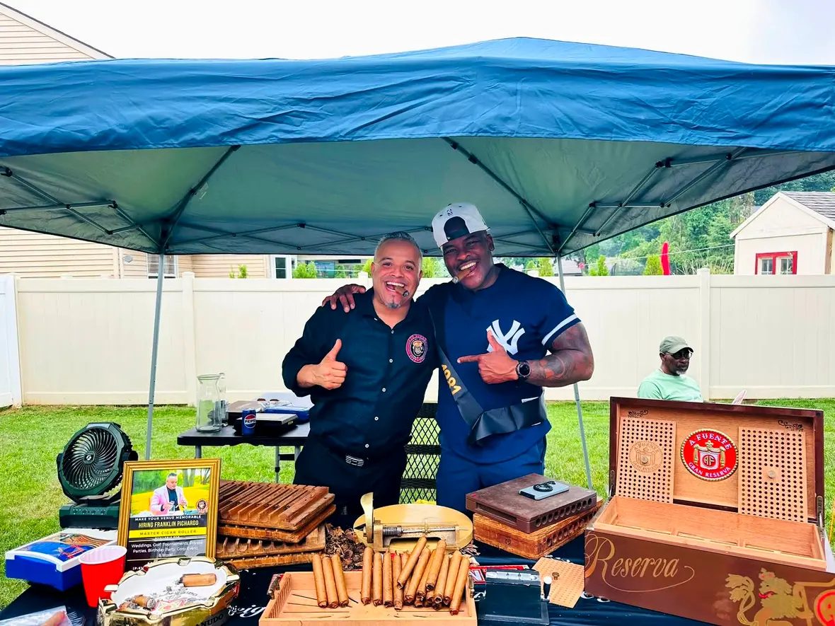 A birthday at home, for a police officer